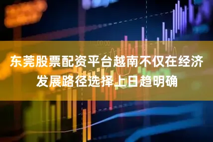 东莞股票配资平台越南不仅在经济发展路径选择上日趋明确